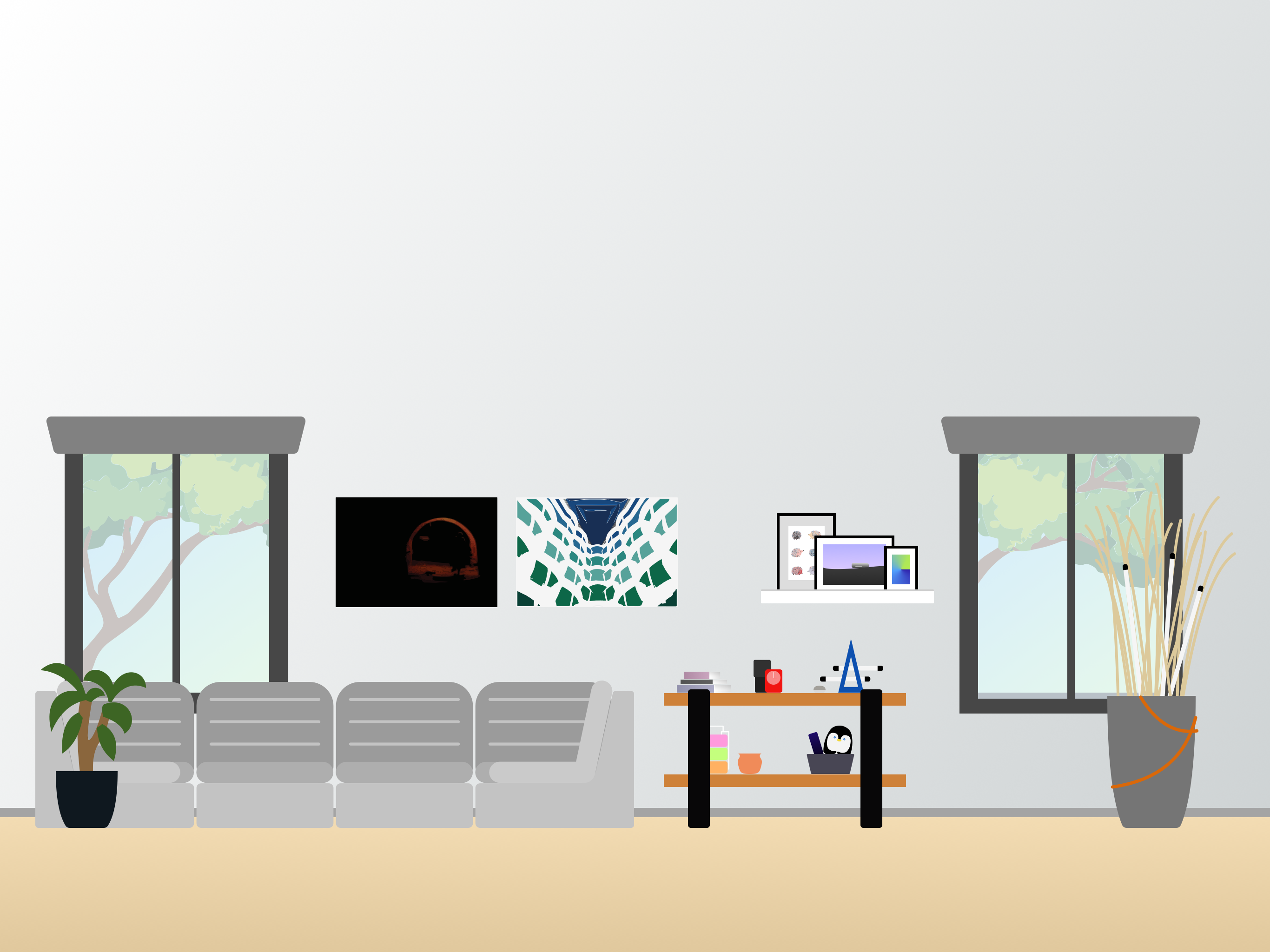 Living Room Illustration